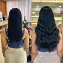 Topo de Cabelo Humano Feito à Mão | Volume Natural e Imperceptível [65Cm]