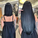 Topo de Cabelo Humano Feito à Mão | Volume Natural e Imperceptível [65Cm]