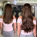 Topo de Cabelo Humano Feito à Mão | Volume Natural e Imperceptível [65Cm]
